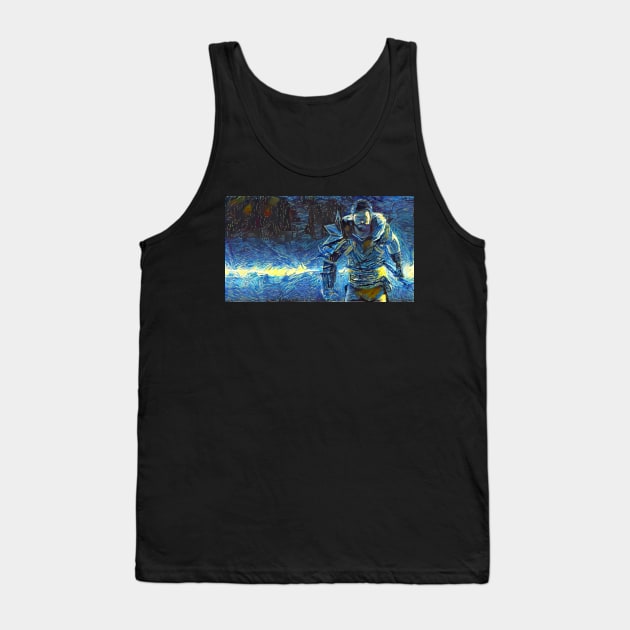 Dragon Age 2 Hawk Starry Night Tank Top by Starry Night